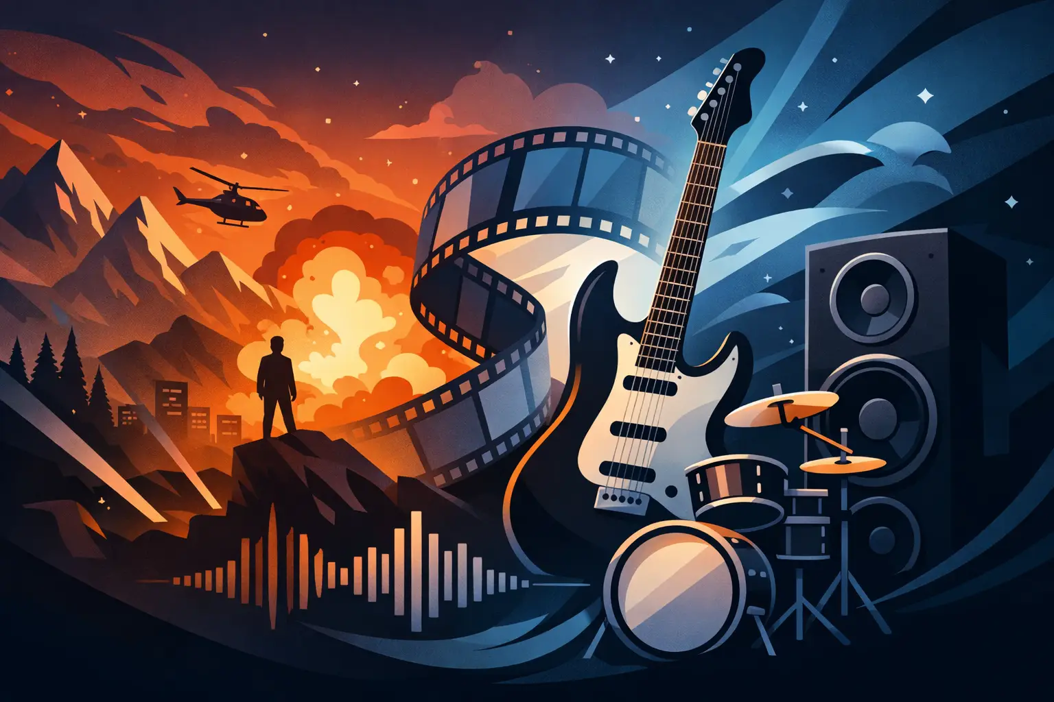 What Makes Cinematic Rock Music Hit Hard?